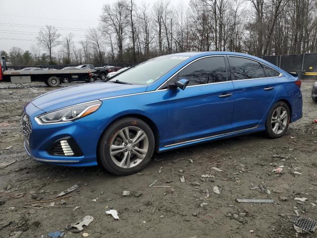 5NPE34AF0JH659322 - 2018 HYUNDAI SONATA SPORT BLUE photo 1