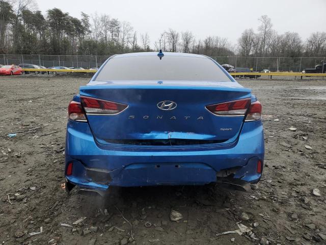 5NPE34AF0JH659322 - 2018 HYUNDAI SONATA SPORT BLUE photo 6