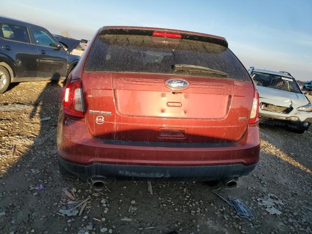 2FMDK3JC4EBA86775 - 2014 FORD EDGE SEL ORANGE photo 6