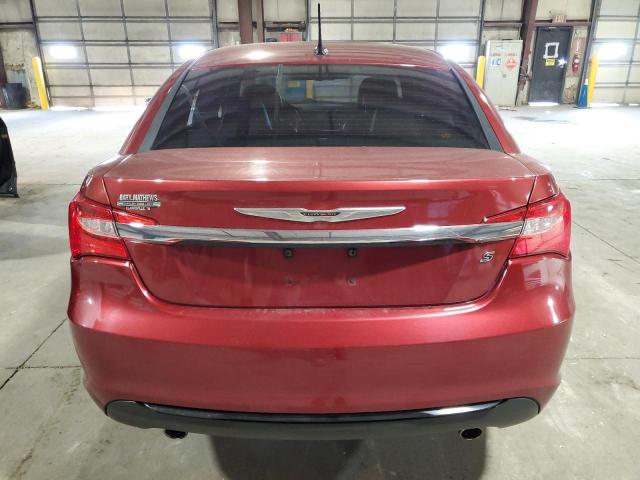 1C3BC8FG1BN600961 - 2011 CHRYSLER 200 S RED photo 6