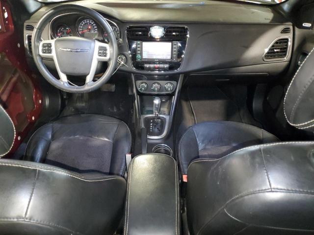 1C3BC8FG1BN600961 - 2011 CHRYSLER 200 S RED photo 8