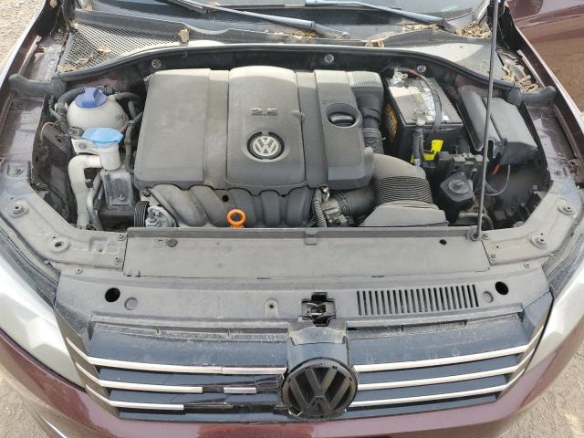 1VWBH7A31CC069363 - 2012 VOLKSWAGEN PASSAT SE Bordeaux Foto 11