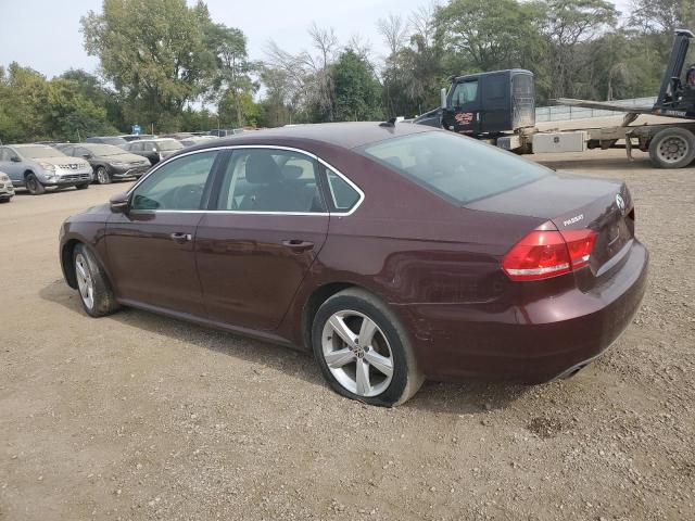 1VWBH7A31CC069363 - 2012 VOLKSWAGEN PASSAT SE Bordeaux Foto 2