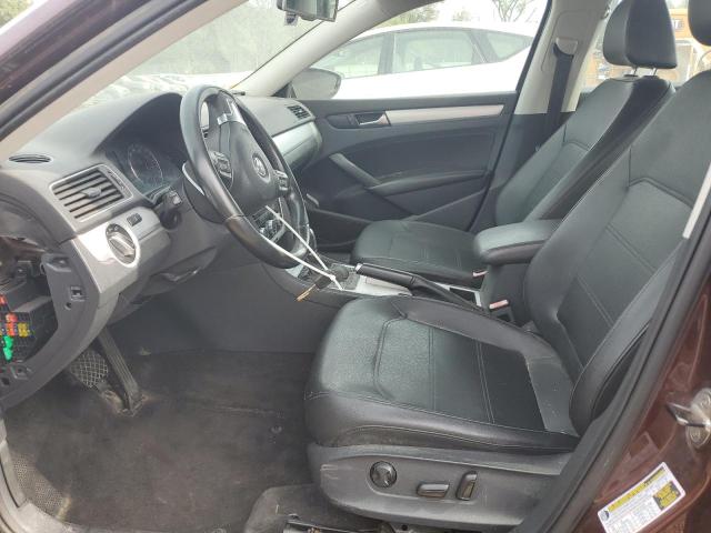 1VWBH7A31CC069363 - 2012 VOLKSWAGEN PASSAT SE Bordeaux Foto 7