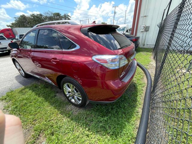 JTJBC1BA6A2410364 - 2010 LEXUS RX 450 RED photo 3