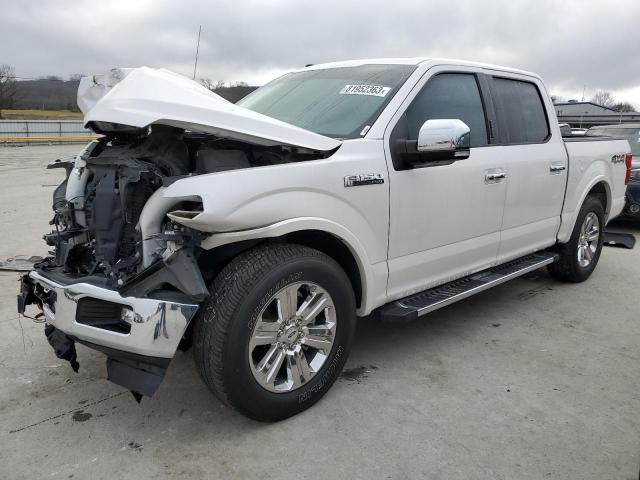 1FTEW1EP4JKF00622 - 2018 FORD F150 SUPERCREW WHITE photo 1