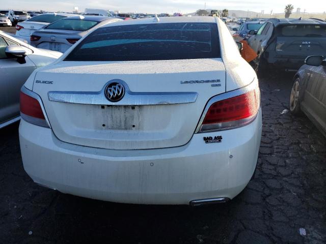 1G4GE5EV2AF210126 - 2010 BUICK LACROSSE CXS WHITE photo 6