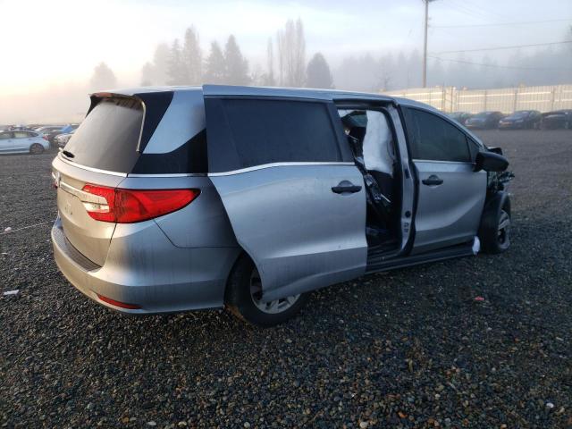 5FNRL6H28JB106903 - 2018 HONDA ODYSSEY LX GRAY photo 3