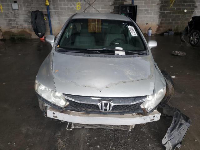 2HGFA1F58AH302182 - 2010 HONDA CIVIC LX SILVER photo 5