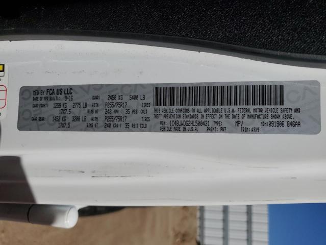 1C4BJWDG2HL500431 - 2017 JEEP WRANGLER U SPORT WHITE photo 13