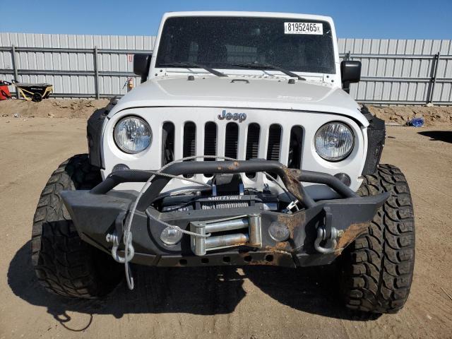 1C4BJWDG2HL500431 - 2017 JEEP WRANGLER U SPORT WHITE photo 5