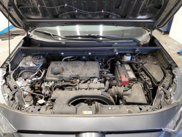 2T3G1RFV2KC052586 - 2019 TOYOTA RAV4 LE ნაცრისფერი ფოტო 12