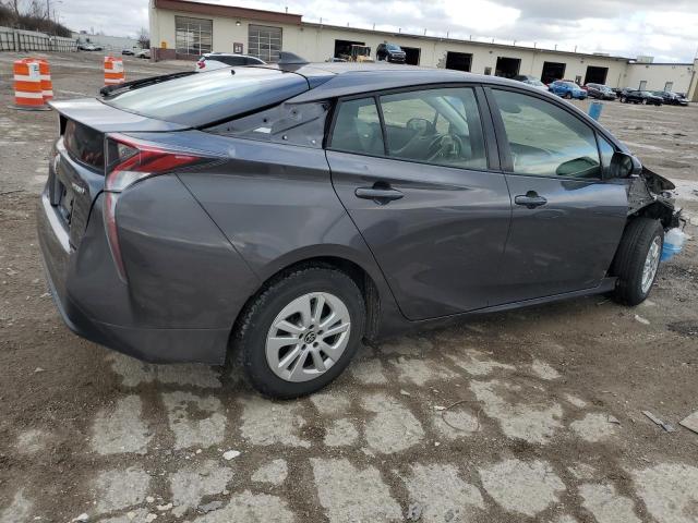 JTDKBRFU0H3545272 - 2017 TOYOTA PRIUS CHARCOAL photo 3