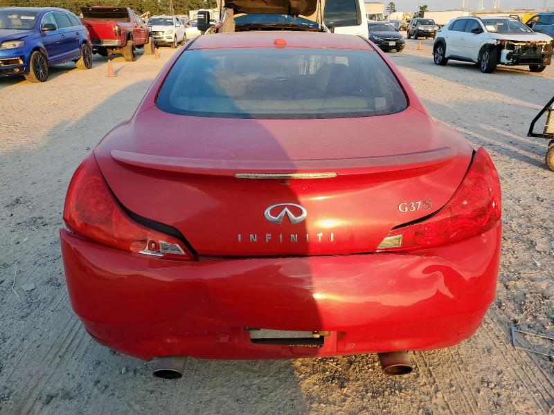 JNKCV64E48M119437 - 2008 INFINITI G37 BASE RED photo 6