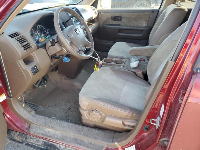 SHSRD78843U160136 - 2003 HONDA CR-V EX ბურგუნდია ფოტო 7