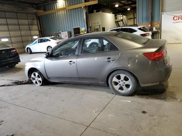 KNAFU4A26A5107738 - 2010 KIA FORTE EX GRAY photo 2