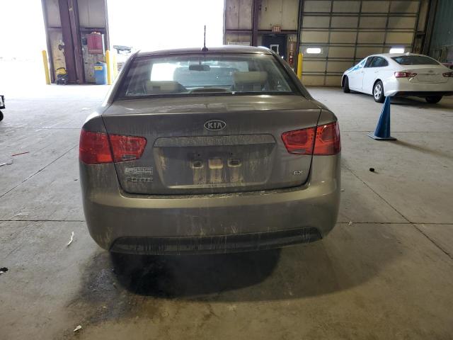 KNAFU4A26A5107738 - 2010 KIA FORTE EX GRAY photo 6