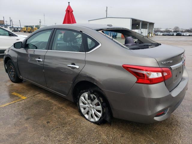 3N1AB7AP3GL646670 - 2016 NISSAN SENTRA S GRAY photo 2