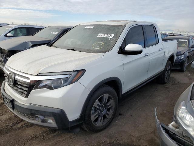 5FPYK3F77JB001062 - 2018 HONDA RIDGELINE RTL WHITE photo 1