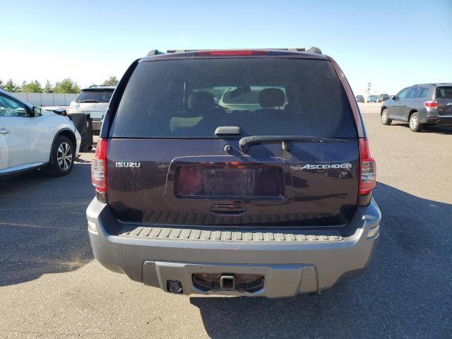 4NUDS13S382700436 - 2008 ISUZU ASCENDER S PURPLE photo 6