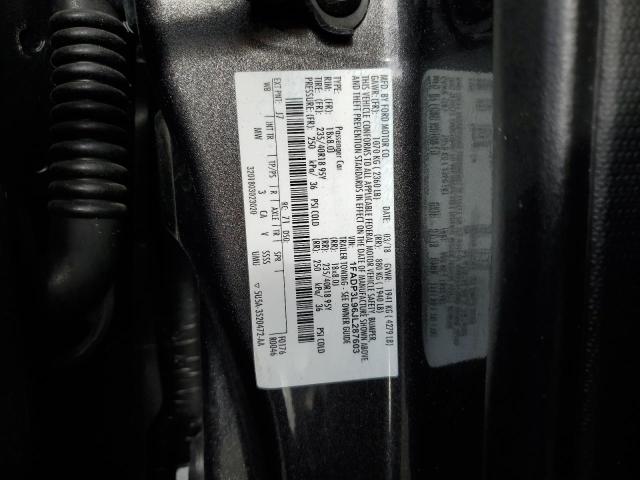 1FADP3L96JL287603 - 2018 FORD FOCUS ST CHARCOAL photo 12