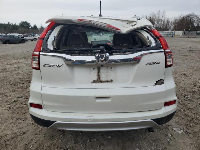 5J6RM4H5XFL047315 - 2015 HONDA CR-V EX WHITE photo 6