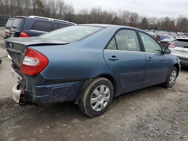 4T1BE32K13U684379 - 2003 TOYOTA CAMRY LE BLUE photo 3
