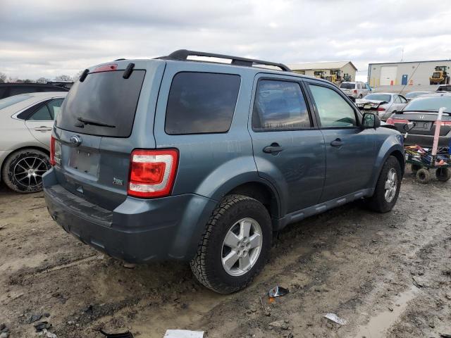 1FMCU0DG9BKA81334 - 2011 FORD ESCAPE XLT BLUE photo 3