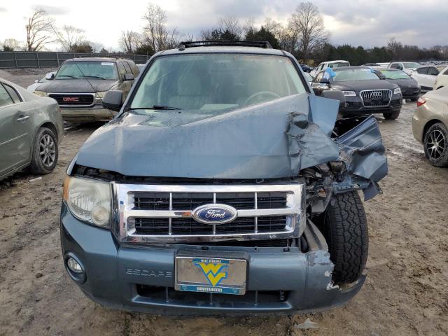 1FMCU0DG9BKA81334 - 2011 FORD ESCAPE XLT BLUE photo 5