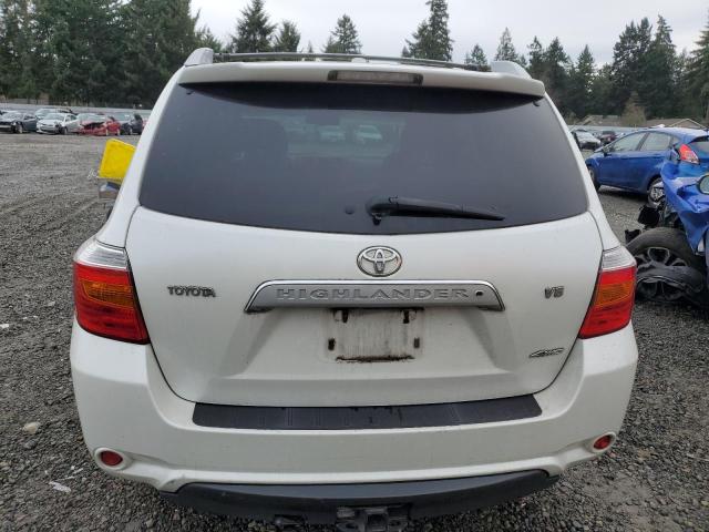 JTEES42A992110717 - 2009 TOYOTA HIGHLANDER LIMITED WHITE photo 6