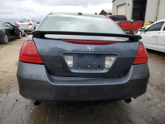 1HGCM665X7A100331 - 2007 HONDA ACCORD EX BLUE photo 6