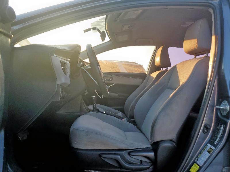 5YFBURHE5EP164908 - 2014 TOYOTA COROLLA L GRAY photo 7