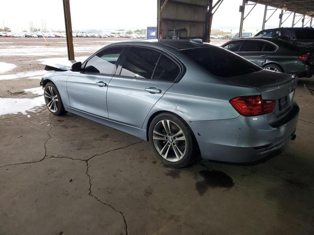 WBA3A9C53EF477948 - 2014 BMW 335 I BLUE photo 2