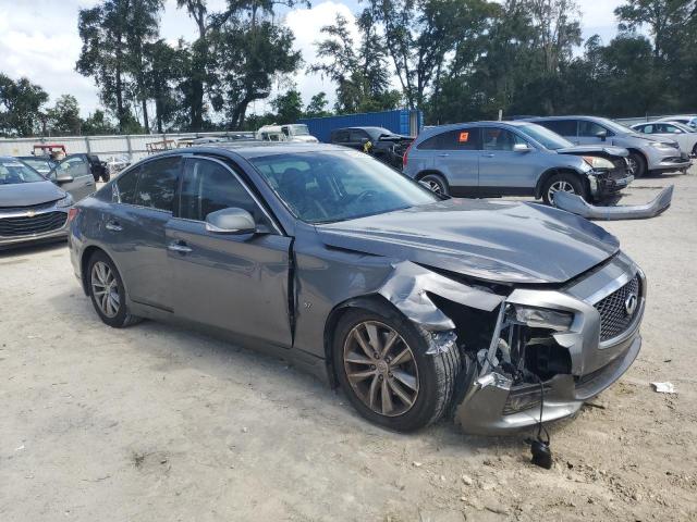 JN1BV7AP7EM680903 - 2014 INFINITI Q50 BASE ნაცრისფერი ფოტო 4