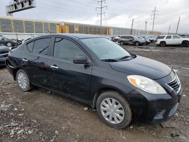 3N1CN7AP9CL829999 - 2012 NISSAN VERSA S BLACK photo 4