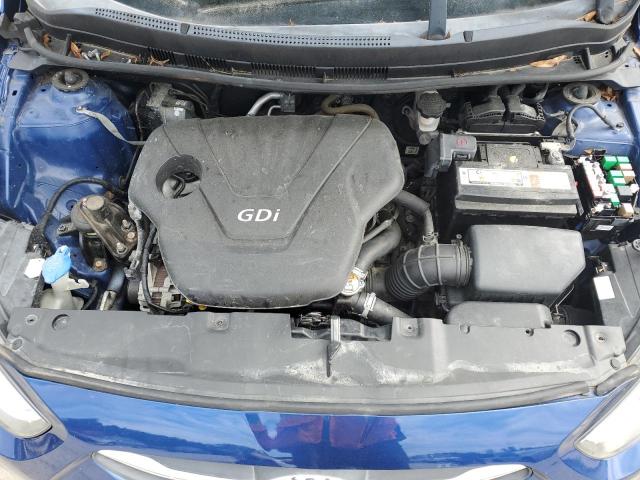 KMHCT4AE1FU807906 - 2015 HYUNDAI ACCENT GLS BLUE photo 11