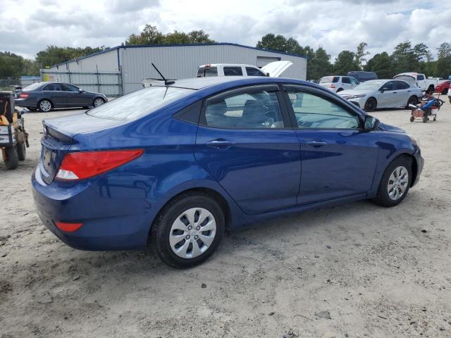 KMHCT4AE1FU807906 - 2015 HYUNDAI ACCENT GLS BLUE photo 3
