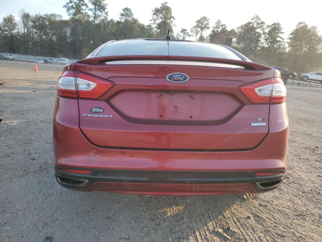 3FA6P0H91DR187091 - 2013 FORD FUSION SE RED photo 6