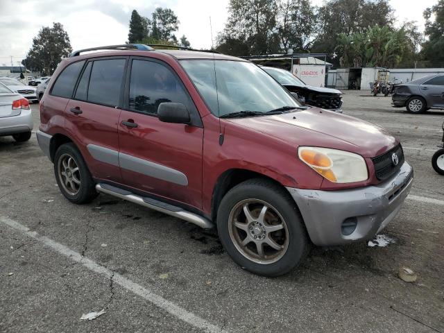 JTEGD20V440020280 - 2004 TOYOTA RAV4 BURGUNDY photo 4