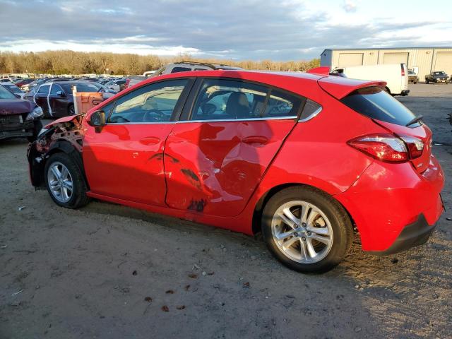 3G1BE6SM9HS584778 - 2017 CHEVROLET CRUZE LT RED photo 2