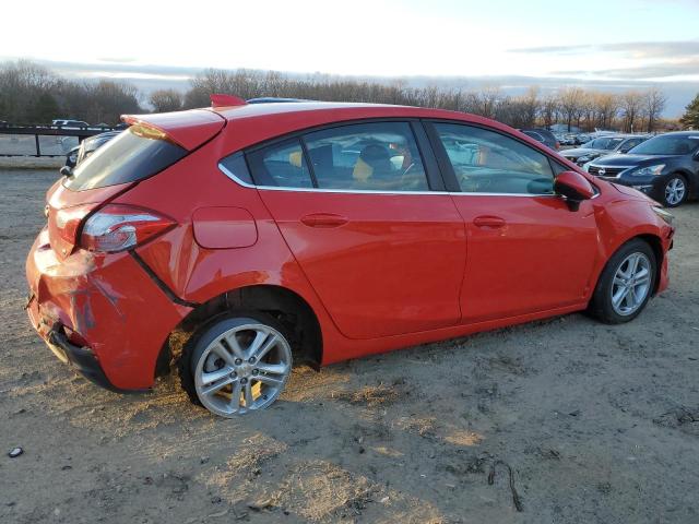 3G1BE6SM9HS584778 - 2017 CHEVROLET CRUZE LT RED photo 3