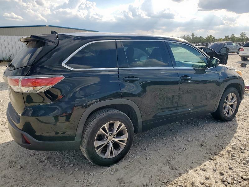 5TDKKRFH5FS043078 - 2015 TOYOTA HIGHLANDER XLE 黑色 照片 3
