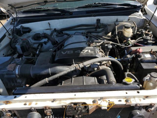 5TBBT44172S236938 - 2002 TOYOTA TUNDRA ACCESS CAB თეთრი ფოტო 11