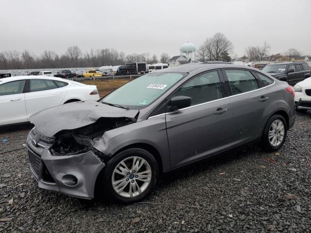 1FAHP3H24CL140387 - 2012 FORD FOCUS SEL GRAY photo 1
