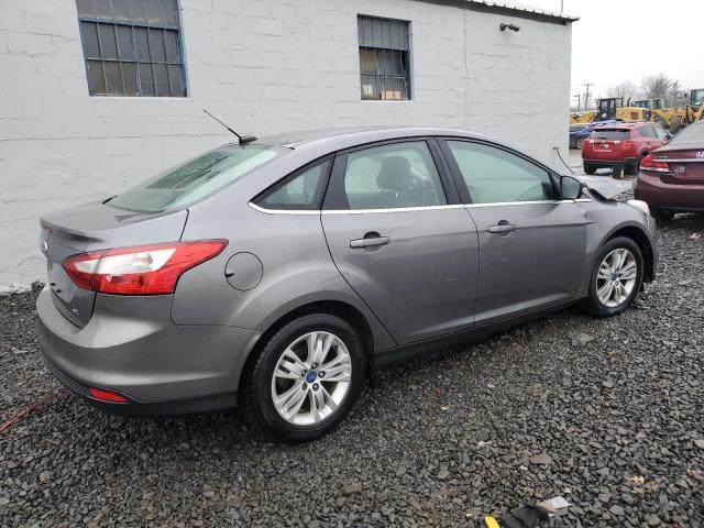 1FAHP3H24CL140387 - 2012 FORD FOCUS SEL GRAY photo 3