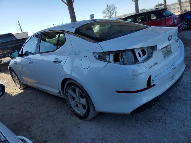 KNAGM4A71F5550497 - 2015 KIA OPTIMA LX WHITE photo 2