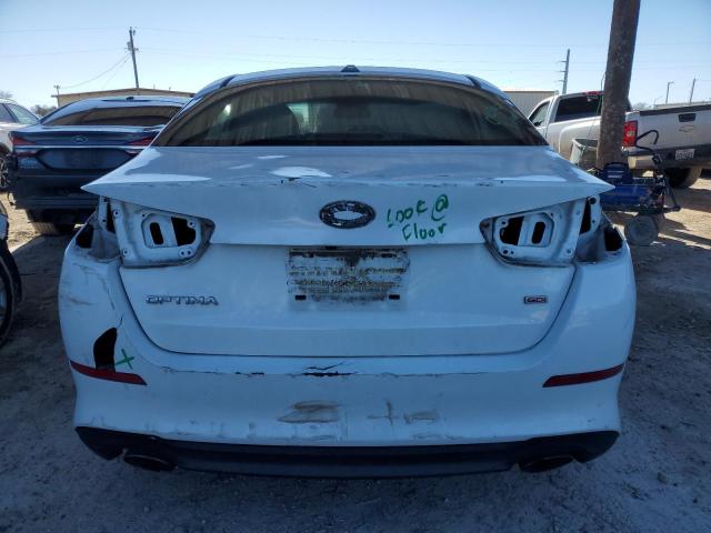 KNAGM4A71F5550497 - 2015 KIA OPTIMA LX WHITE photo 6