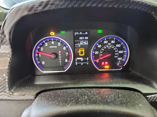 JHLRE48738C064421 - 2008 HONDA CR-V EXL BLACK photo 9