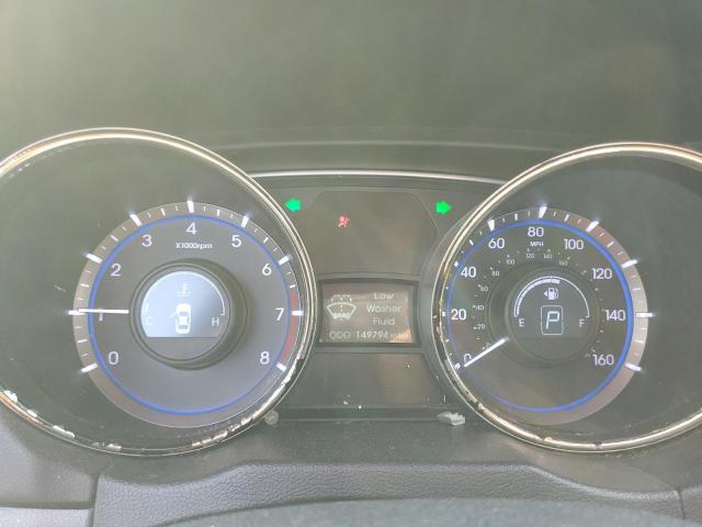 5NPEC4AC4DH660175 - 2013 HYUNDAI SONATA SE Сұр фото 9