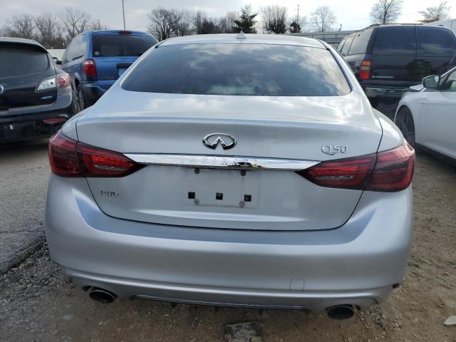 JN1EV7AR6KM556728 - 2019 INFINITI Q50 LUXE SILVER photo 6